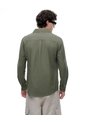 Camisa Regular Manga Larga Verde Oliva Hombre Verde de Gef