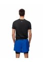 Pantaloneta Deportiva Azul Bloques Hombre Azul de Gef