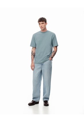 Camiseta Regular Verde Hombre Verde