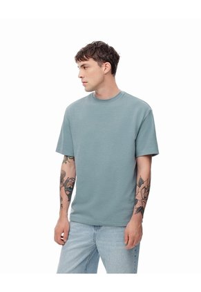 Camiseta Regular Verde Hombre Verde