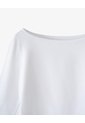 Camiseta Manga 3/4 Blanca Mujer Blanco de Gef
