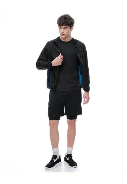 Pantaloneta Deportiva Negro Hombre Negro