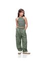 Camiseta Crop Slim Verde Niña Verde de Gef