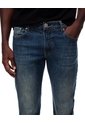Jean Straight índigo Medio Hombre Azul Oscuro de Gef
