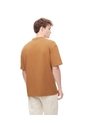 Camiseta Regular Caramelo Hombre Marron Claro de Gef