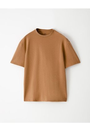 Camiseta Regular Caramelo Hombre Marron Claro