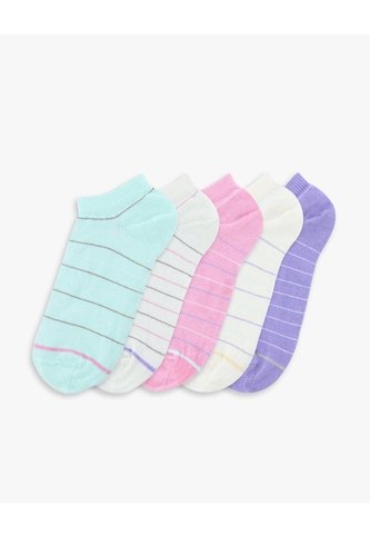 Medias Niña Tobillera Corta Pack X5 Surtido Multicolor Gef