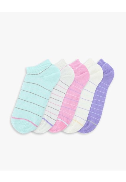 Medias Niña Tobillera Corta Pack X5 Surtido Multicolor