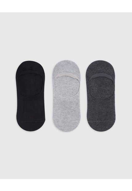 Medias Hombre Baleta Algodón Pack X3 Surtido