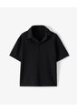 Polo Regular Negra Niño Negro de Gef
