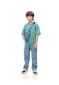 Camiseta Regular Azul Estampado Niño Azul de Gef