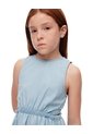 Vestido Corto Denim índigo Claro Niña Azul de Gef