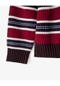 Suéter Tipo Polo Rayas Mujer Rojo de Gef