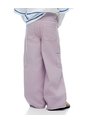 Jean Loose Tiro Medio Drill Rosado Niña Rosa de Gef