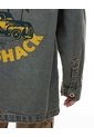 Chaqueta Denim Estampada índigo Medio Niño Azul Oscuro de Gef