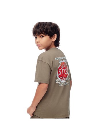 CAMISETA GEF NIÑO LAPLO KD CAFÉ 16558 Talla 4 Gef
