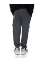 Jogger Regular Algodón Gris Niño Gris de Gef