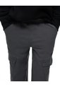 Jogger Regular Algodón Gris Niño Gris de Gef