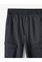 Jogger Regular Algodón Gris Niño Gris de Gef