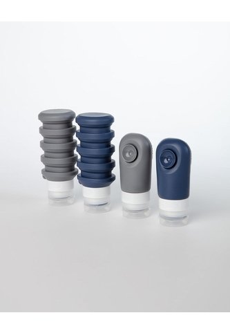 Set Botellas De Silicona Para Viaje X4unds Surtidos Mujer Gef