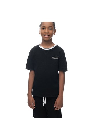 CAMISETA GEF NIÑO LICO KD NEGRO 799 Talla 14 Gef