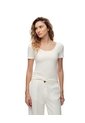 Camiseta Regular Uso 2 En 1 Blanca Mujer Blanco de Gef