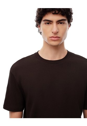Camiseta Oversize Algodón Chocolate Hombre Chocolate Gef