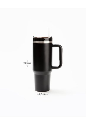 Termo Pitillo Térmico Negro 1.100ml