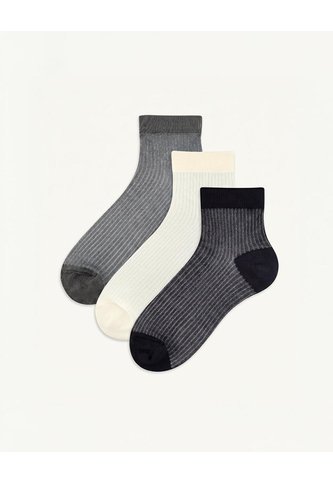 3 Pares De Medias Cortas Surtido Mujer Gef