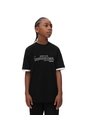 Camiseta Regular Algodón Negra Estampado Niño Negro de Gef