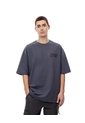 Camiseta Oversize Algodón Gris Hombre Gris de Gef