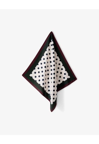 Pañuelo Satín Estampado Puntos Mujer Gef