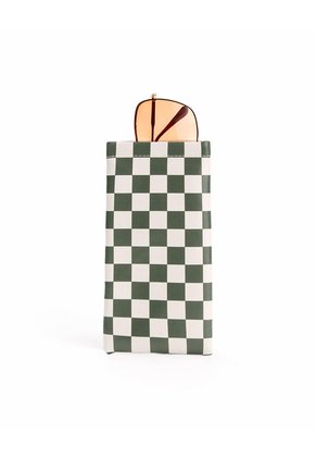 Estuche Para Gafas Cuadros Mujer