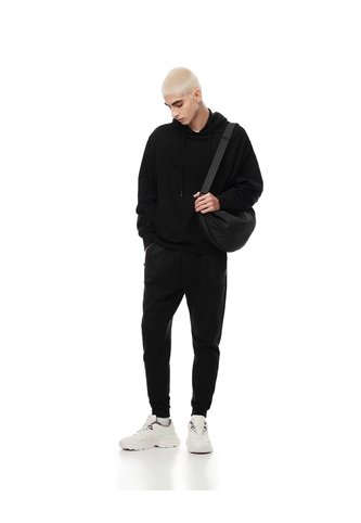 Jogger Regular Negro Hombre Negro Gef
