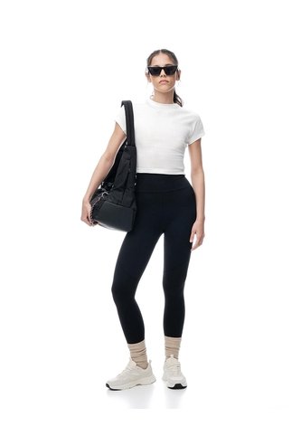 Legging Deportivo Seamless Negro Mujer Negro Gef