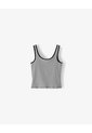 Camiseta + Short De Pijama Rib Rayas Mujer Negro de Gef