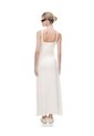 Vestido Largo Blanco Mujer Blanco de Gef