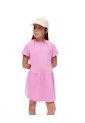 Vestido Corto Algodón Rosa Niña Rosa de Gef