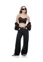 Crop Top Seamless Chocolate Mujer Chocolate de Gef
