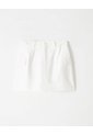 Falda Short Tiro Alto Blanca Mujer Blanco de Gef