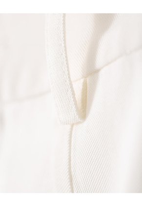 Falda Short Tiro Alto Blanca Mujer Blanco