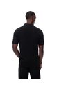 Polo Slim Algodón Negra Hombre Negro de Gef