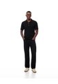 Polo Slim Algodón Negra Hombre Negro de Gef
