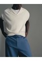 Pantalón Chino Drill Algodón Azul Hombre Azul de Gef