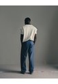 Pantalón Chino Drill Algodón Azul Hombre Azul de Gef