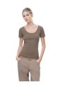 Camiseta Regular Uso 2 En 1 Café Mujer Cafe de Gef