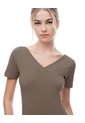 Camiseta Regular Uso 2 En 1 Café Mujer Cafe de Gef