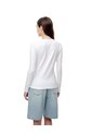 Camibuzo Slim Algodón Blanca Mujer Blanco de Gef