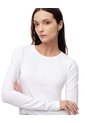 Camibuzo Slim Algodón Blanca Mujer Blanco de Gef