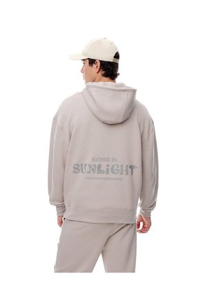 Buzo Tipo Hoddie Café Hombre Marron